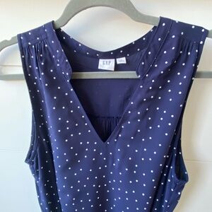 GAP Navy Polka Dot Dress